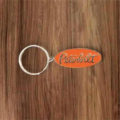 Peterbilt Oval Metal Keychain - Image 5