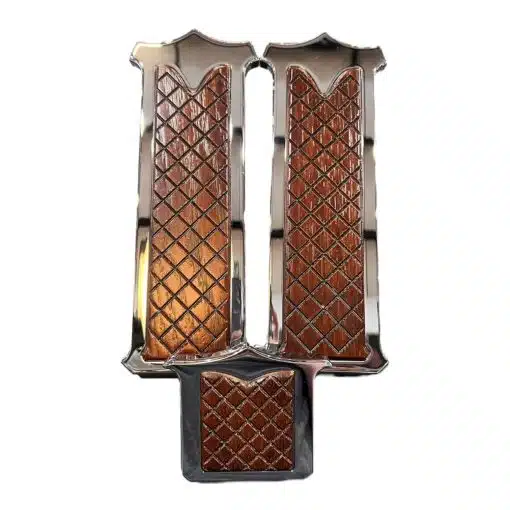 Peterbilt Billet Red Oak Insert Pedal Set - Image 2
