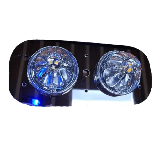 Peterbilt Sleeper Light Bracket with 2 Watermelon Light Holes