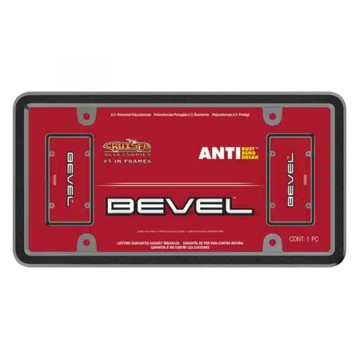 Bevel Black Tag Frame