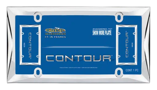 Contour Chrome Tag Frame