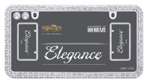Elegance Diamond Tag Frame