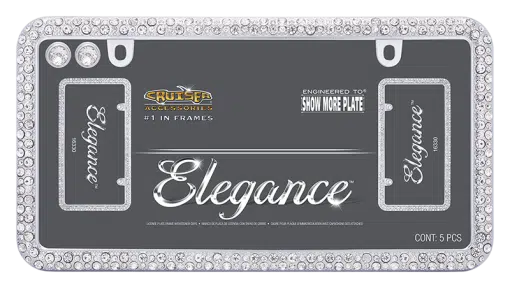 Elegance Diamond Tag Frame