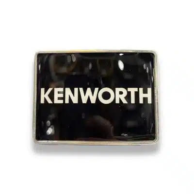 Kenworth Black Rectangle Belt Buckle