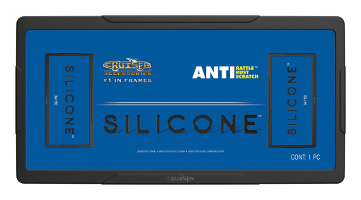 Silicone Black Tag Frame