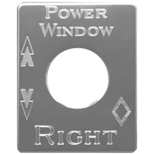 Kenworth 2005 & Older Power Window Switch Plate - Image 2