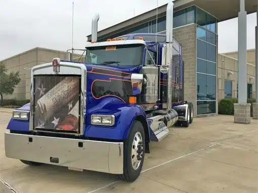 Kenworth W900L We The People Bug Screen