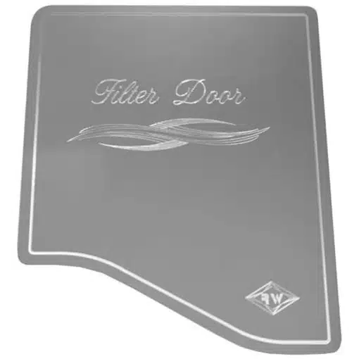 Peterbilt 2006+ Stainless Steel Filter Door Cover