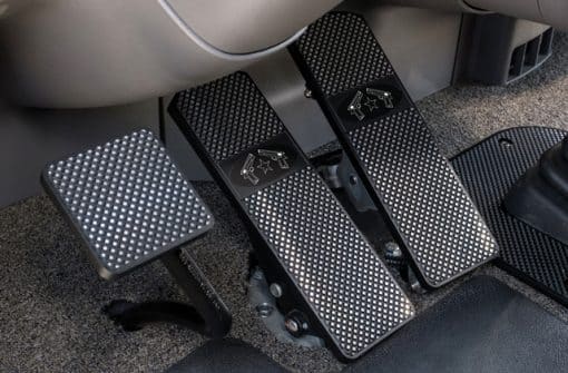 Peterbilt 1994-Current Classic Black Diamond Fine-Cut Billet Pedal Set - Image 5