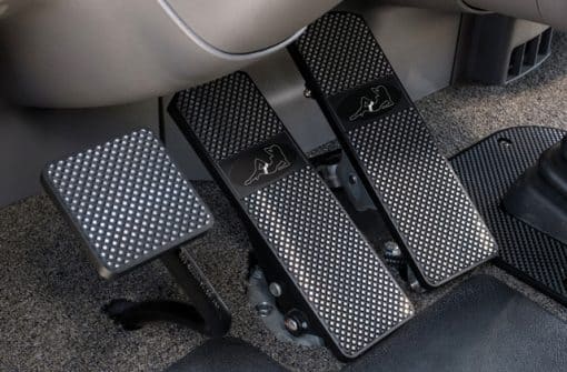 Peterbilt 1994-Current Classic Black Diamond Fine-Cut Billet Pedal Set - Image 3