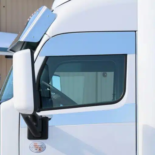Peterbilt 579 & 589 6" Chop Tops with Over the Mirror Door Cutout