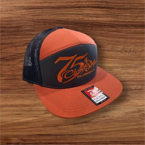 75 Chrome Shop Flat Bill Lady Logo Hat - Image 10