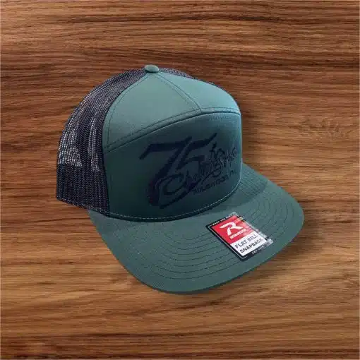 75 Chrome Shop Flat Bill Lady Logo Hat - Image 15