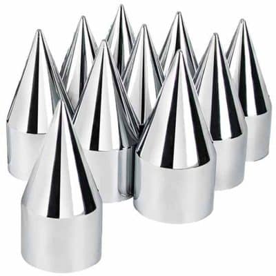 Nut Covers - Chrome and Plastic