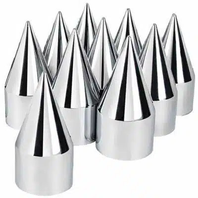 Nut Covers - Chrome and Plastic