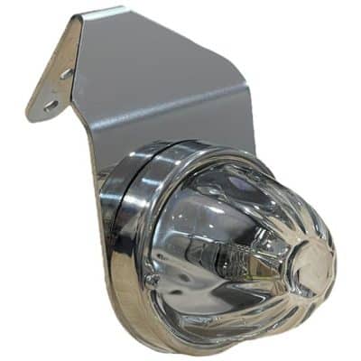 Angled Mirror Turn Signal Bracket with Watermelon Light Hole
