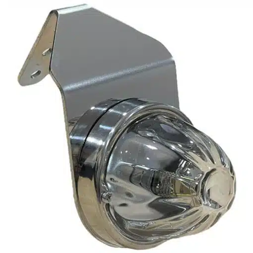 Angled Mirror Turn Signal Bracket with Watermelon Light Hole