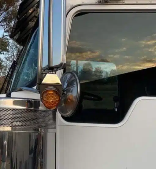 Angled Mirror Turn Signal Bracket with Watermelon Light Hole - Image 2