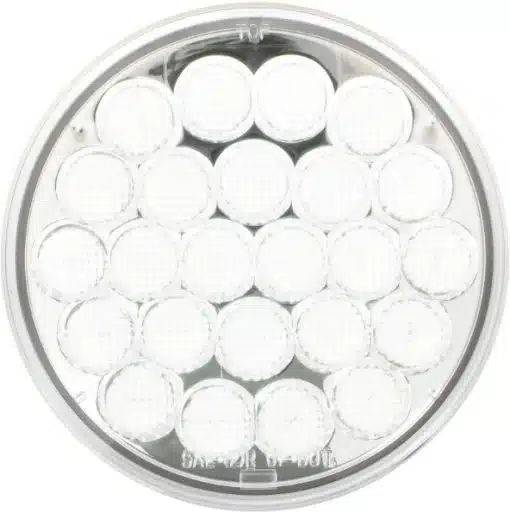 4" White Pearl LED Light - 24 Diodes