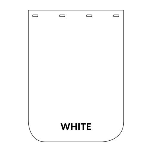 30" Plain Poly Mudflaps - Image 9