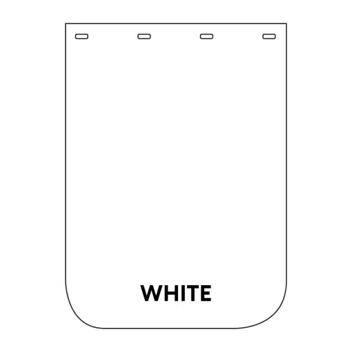 30" Plain Poly Mudflaps - Image 9
