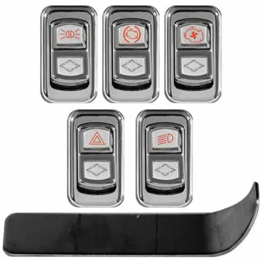 Peterbilt 2006+ Rocker Actuator Switch Cover Starter Kit