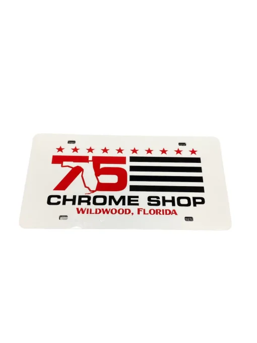 75 Chrome Shop Specialty Tags