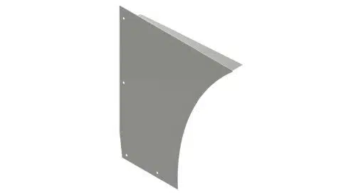 Peterbilt 389 Lower Hood Panel With Dimples