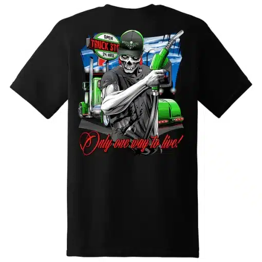 One Way To Live Short Sleeve T-Shirt