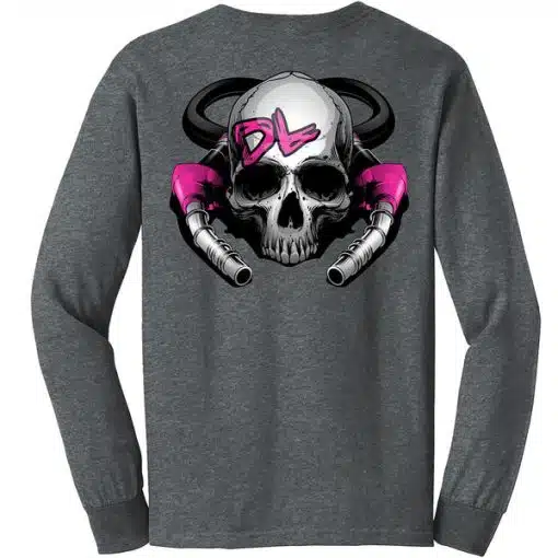 Ladies Realistic Skull & Pumps T-Shirt