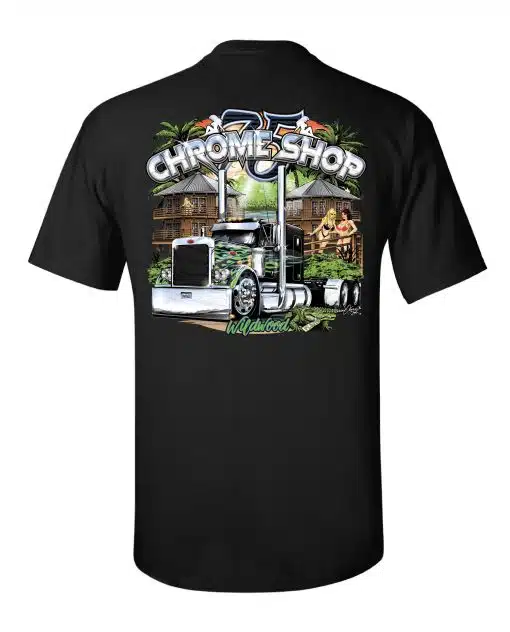 New Chrome Shop Springs T-Shirt - Black