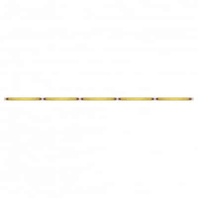 94" Stainless Steel Bumper Light Bar With Five LED 17-1/4" Light Bar