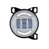 Black 18 LED Fog Light With LED Light Bar