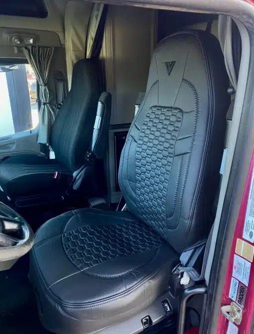 Kenworth Black Cloth Truck Seat Cover
