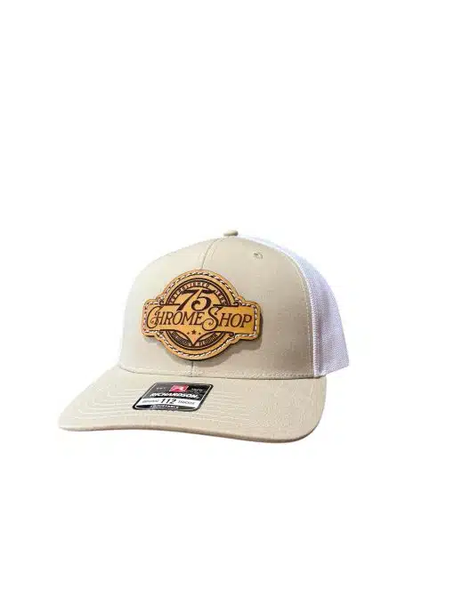 75 Chrome Shop Leather Patch Hat - Image 9