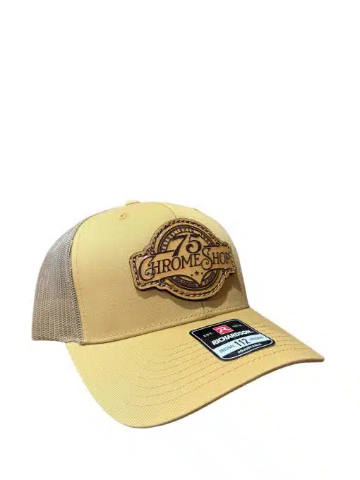 75 Chrome Shop Leather Patch Hat - Image 5