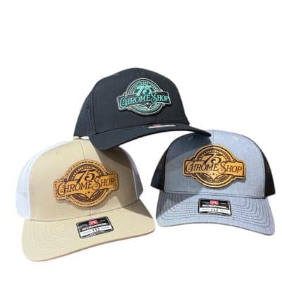 75 Chrome Shop Leather Patch Hat