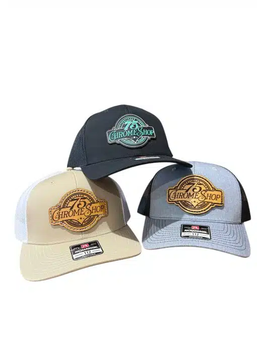 75 Chrome Shop Leather Patch Hat