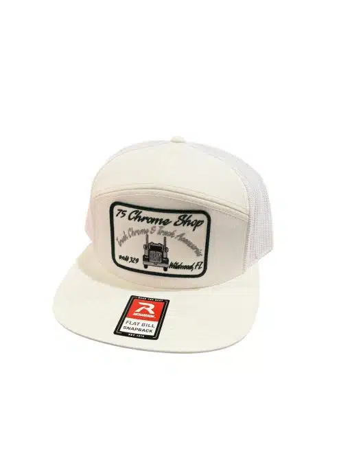 75 Chrome Shop Ole Trucker 7 Panel Hat - Image 3