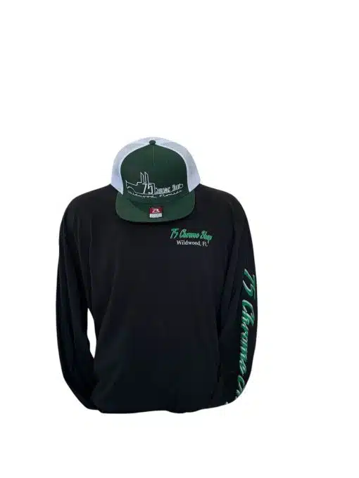 Black Long Sleeve 75 Truck Shirt - Image 2