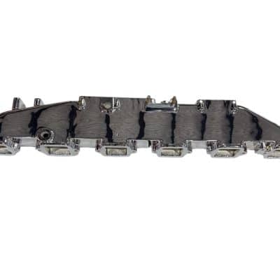 Chrome CAT 3406B intake manifold with chrome plated finish for Caterpillar engine restoration and show truck applications