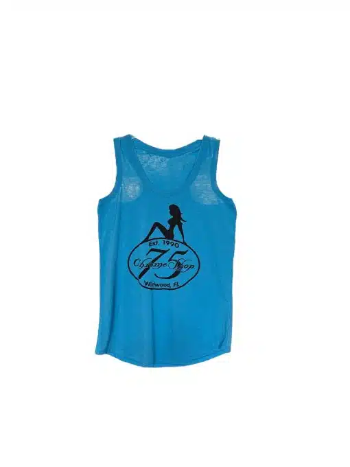 75 Chrome Shop Turquoise Tank