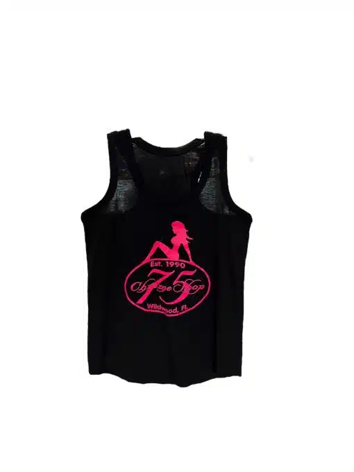 75 Chrome Shop Black Tank