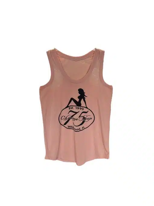75 Chrome Shop Peach Tank