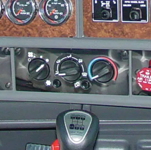Kenworth AC/Heater Control Cover