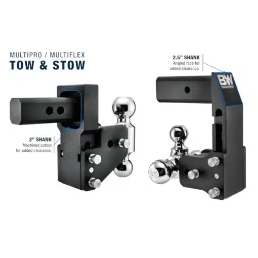 GM MultiPro/MultiFlex Tow n Stow B&W Hitch - Image 2