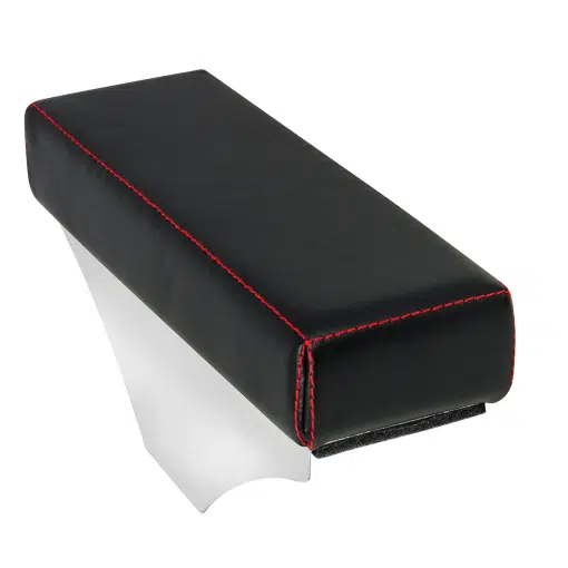 Arm Rest Black with Red Trim- Universal