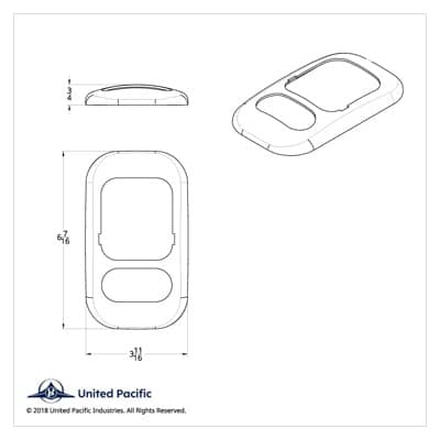 Freightliner Columbia & Coronado Dome Light Cover - Image 2