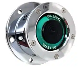 Chrome Plated Billet Aluminum Teal Window Oil Cap Cover