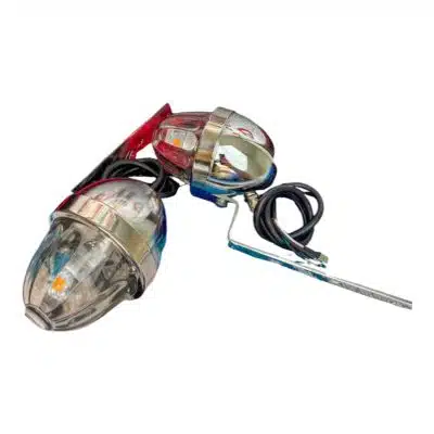 Clear Glass Watermelon Bumper LED Light with Bracket